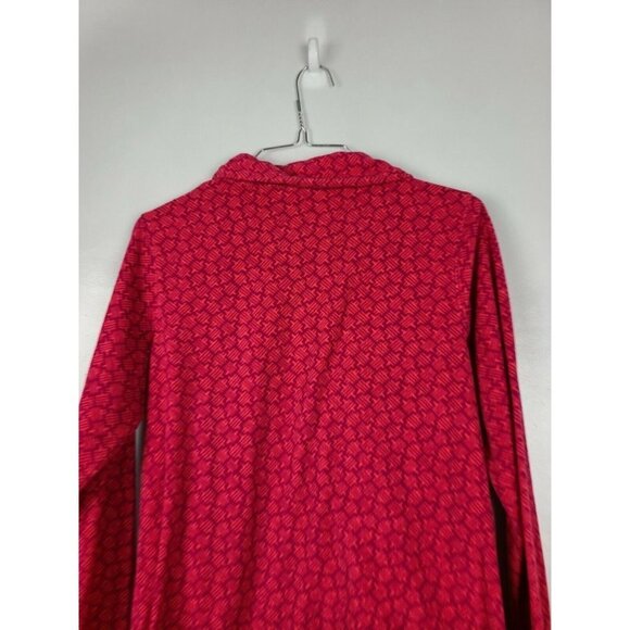 Columbia Fleece Pullover Red Pink Long Sleeve SZ S - Picture 4 of 7